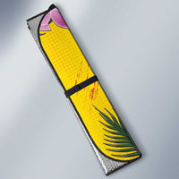 Ecuador Auto Sun Shade Andean Condor With Phalaenopsis Orchid - Wonder Print Shop