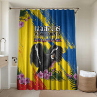 Ecuador Bathroom Set Andean Condor With Phalaenopsis Orchid - Wonder Print Shop
