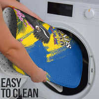 Ecuador Bathroom Set Andean Condor With Phalaenopsis Orchid - Wonder Print Shop