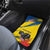 Personalized Ecuador Car Mats Andean Condor With Phalaenopsis Orchid - Wonder Print Shop