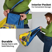 Ecuador Grocery Bag Andean Condor With Phalaenopsis Orchid - Wonder Print Shop