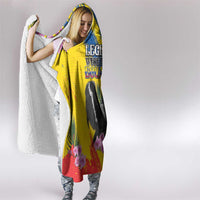 Ecuador Hooded Blanket Andean Condor With Phalaenopsis Orchid - Wonder Print Shop