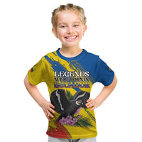 Personalized Ecuador Kid T Shirt Andean Condor With Phalaenopsis Orchid - Wonder Print Shop