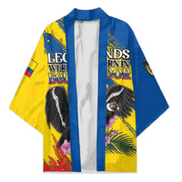 Personalized Ecuador Kimono Andean Condor With Phalaenopsis Orchid - Wonder Print Shop
