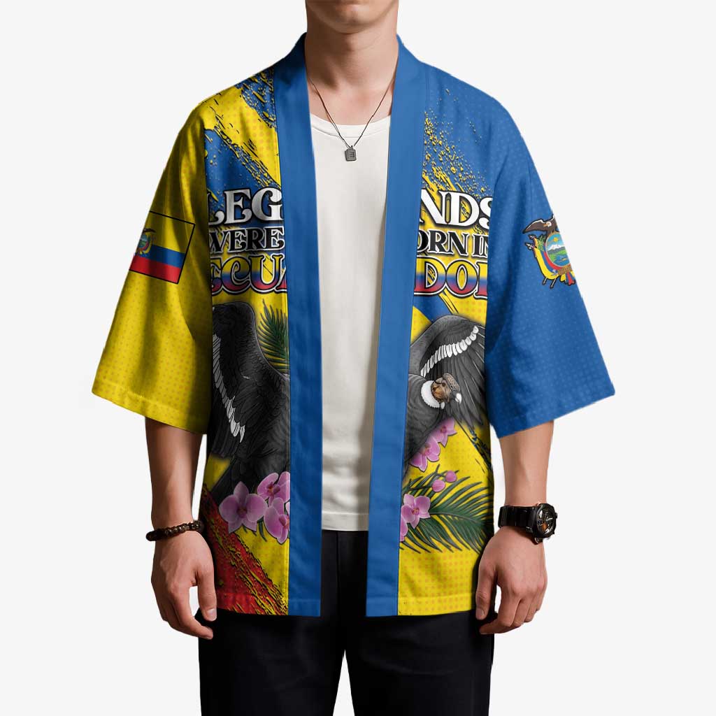 Personalized Ecuador Kimono Andean Condor With Phalaenopsis Orchid - Wonder Print Shop