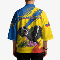 Personalized Ecuador Kimono Andean Condor With Phalaenopsis Orchid - Wonder Print Shop