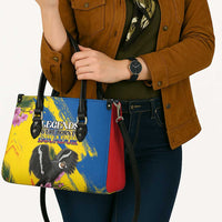 Ecuador Leather Bag Andean Condor With Phalaenopsis Orchid - Wonder Print Shop