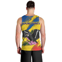 Personalized Ecuador Men Tank Top Andean Condor With Phalaenopsis Orchid - Wonder Print Shop
