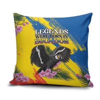 Ecuador Pillow Cover Andean Condor With Phalaenopsis Orchid - Wonder Print Shop