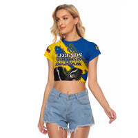 Personalized Ecuador Raglan Cropped T Shirt Andean Condor With Phalaenopsis Orchid - Wonder Print Shop