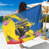 Ecuador Sarong Andean Condor With Phalaenopsis Orchid - Wonder Print Shop