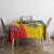 Ecuador Tablecloth Andean Condor With Phalaenopsis Orchid - Wonder Print Shop