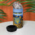 Personalized Ukraine 4 in 1 Can Cooler Tumbler Coat Of Arms On Sunflower Field - Wonder Print Shop