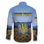 Personalized Ukraine Family Matching Puletasi and Hawaiian Shirt Coat Of Arms On Sunflower Field - Wonder Print Shop