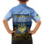 Personalized Ukraine Hawaiian Shirt Coat Of Arms On Sunflower Field - Wonder Print Shop