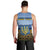 Personalized Ukraine Men Tank Top Coat Of Arms On Sunflower Field - Wonder Print Shop