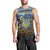 Personalized Ukraine Men Tank Top Coat Of Arms On Sunflower Field - Wonder Print Shop