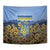 Ukraine Tapestry Coat Of Arms On Sunflower Field - Wonder Print Shop