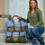 Ukraine Travel Bag Coat Of Arms On Sunflower Field - Wonder Print Shop