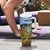 Personalized Ukraine Tumbler With Handle Coat Of Arms On Sunflower Field - Wonder Print Shop