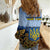 Personalized Ukraine Women Casual Shirt Coat Of Arms On Sunflower Field - Wonder Print Shop