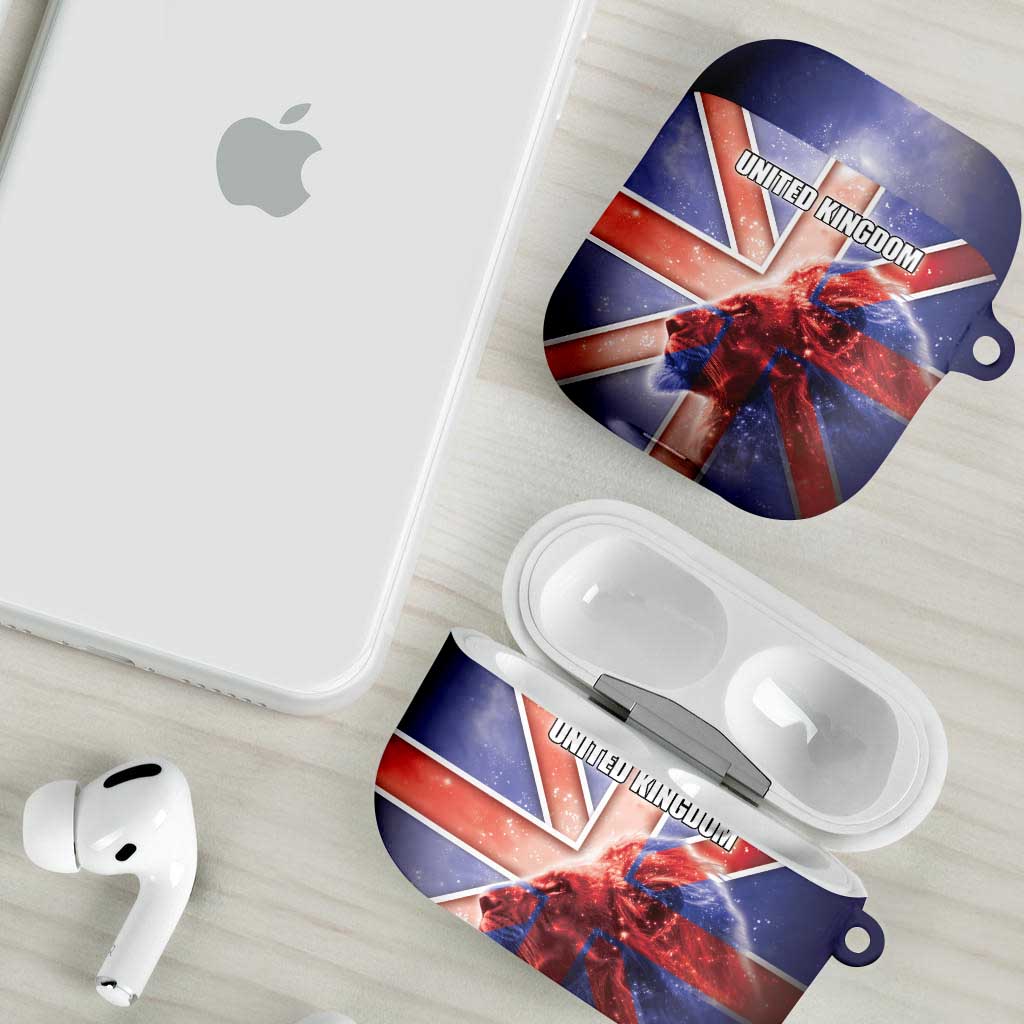 United Kingdom AirPods Case British Lion Flag Style - Wonder Print Shop