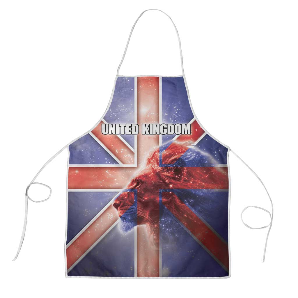 United Kingdom Apron British Lion Flag Style - Wonder Print Shop
