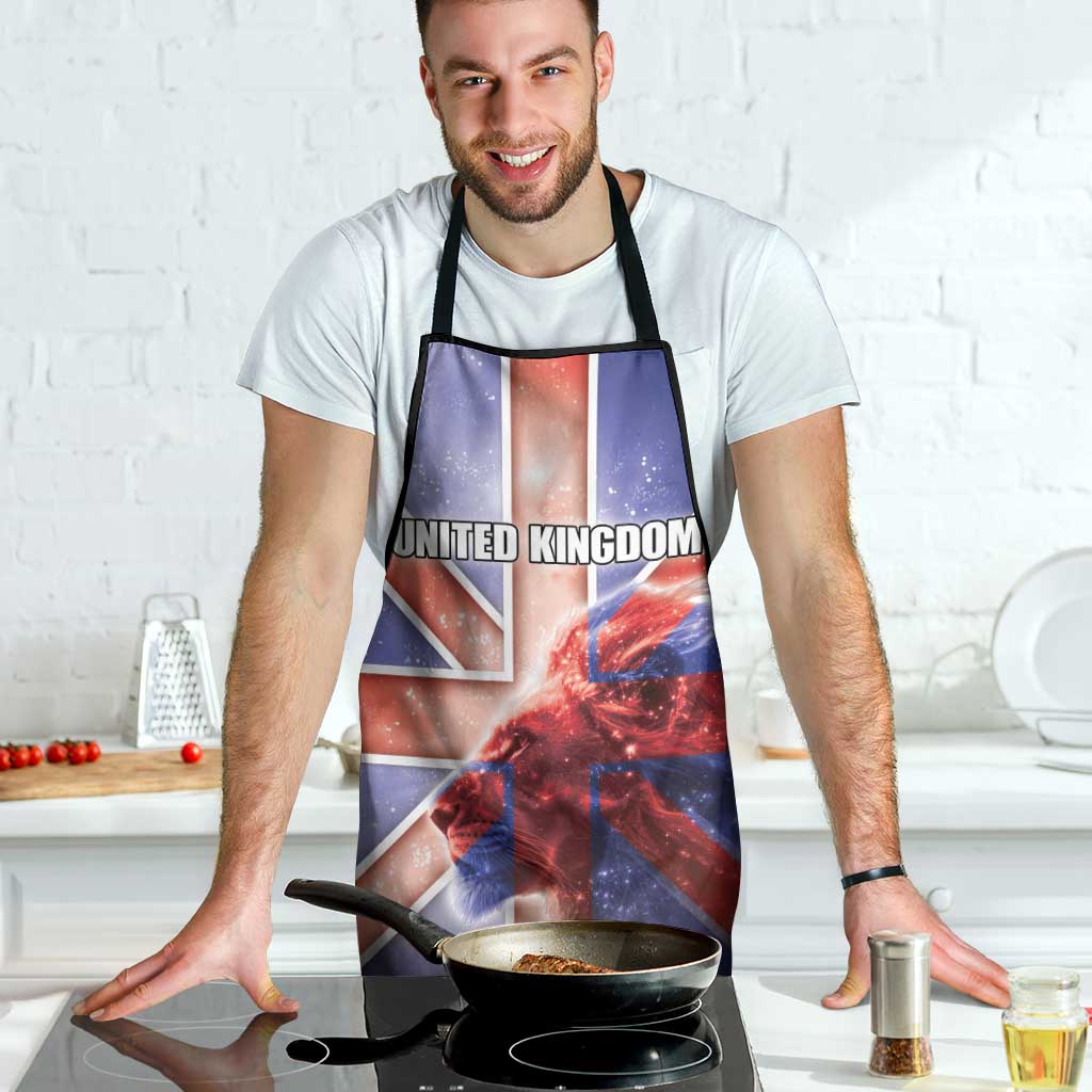 United Kingdom Apron British Lion Flag Style - Wonder Print Shop