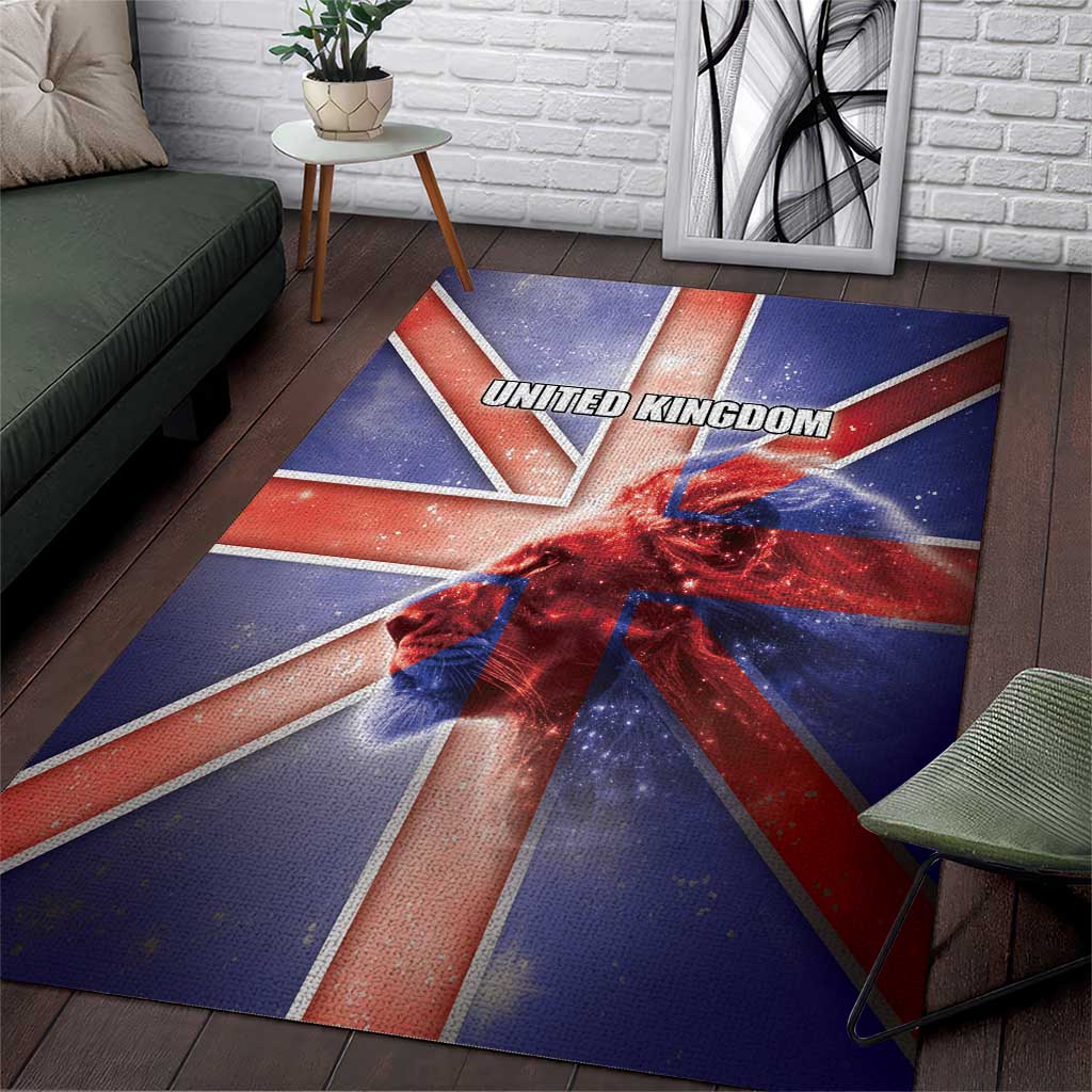United Kingdom Area Rug British Lion Flag Style - Wonder Print Shop