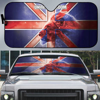 United Kingdom Auto Sun Shade British Lion Flag Style - Wonder Print Shop