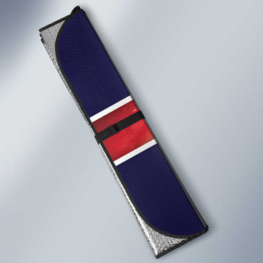 United Kingdom Auto Sun Shade British Lion Flag Style - Wonder Print Shop