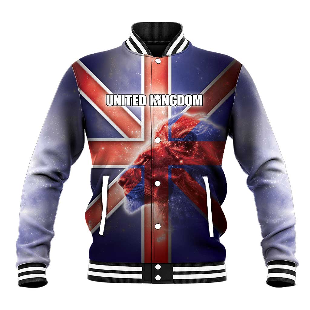 Personalized United Kingdom Baseball Jacket British Lion Flag Style - Wonder Print Shop