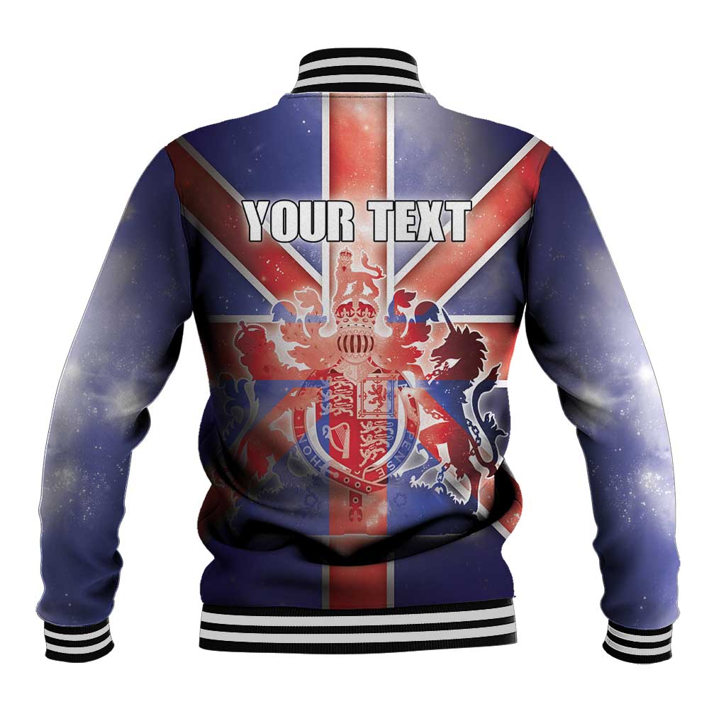 Personalized United Kingdom Baseball Jacket British Lion Flag Style - Wonder Print Shop