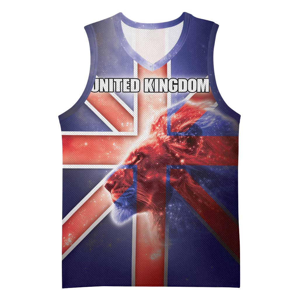 Personalized United Kingdom Basketball Jersey British Lion Flag Style - Wonder Print Shop