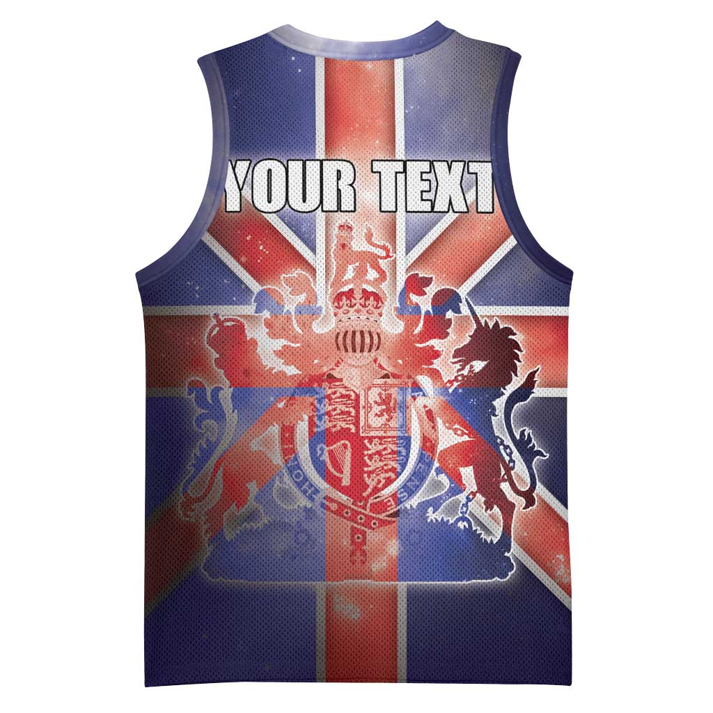Personalized United Kingdom Basketball Jersey British Lion Flag Style - Wonder Print Shop