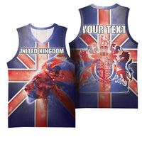 Personalized United Kingdom Basketball Jersey British Lion Flag Style - Wonder Print Shop
