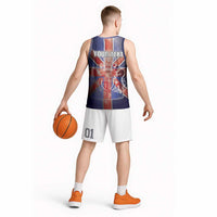Personalized United Kingdom Basketball Jersey British Lion Flag Style - Wonder Print Shop