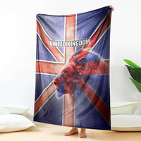 United Kingdom Blanket British Lion Flag Style - Wonder Print Shop