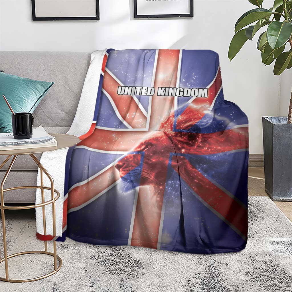 United Kingdom Blanket British Lion Flag Style - Wonder Print Shop