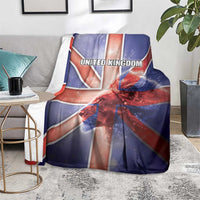 United Kingdom Blanket British Lion Flag Style - Wonder Print Shop
