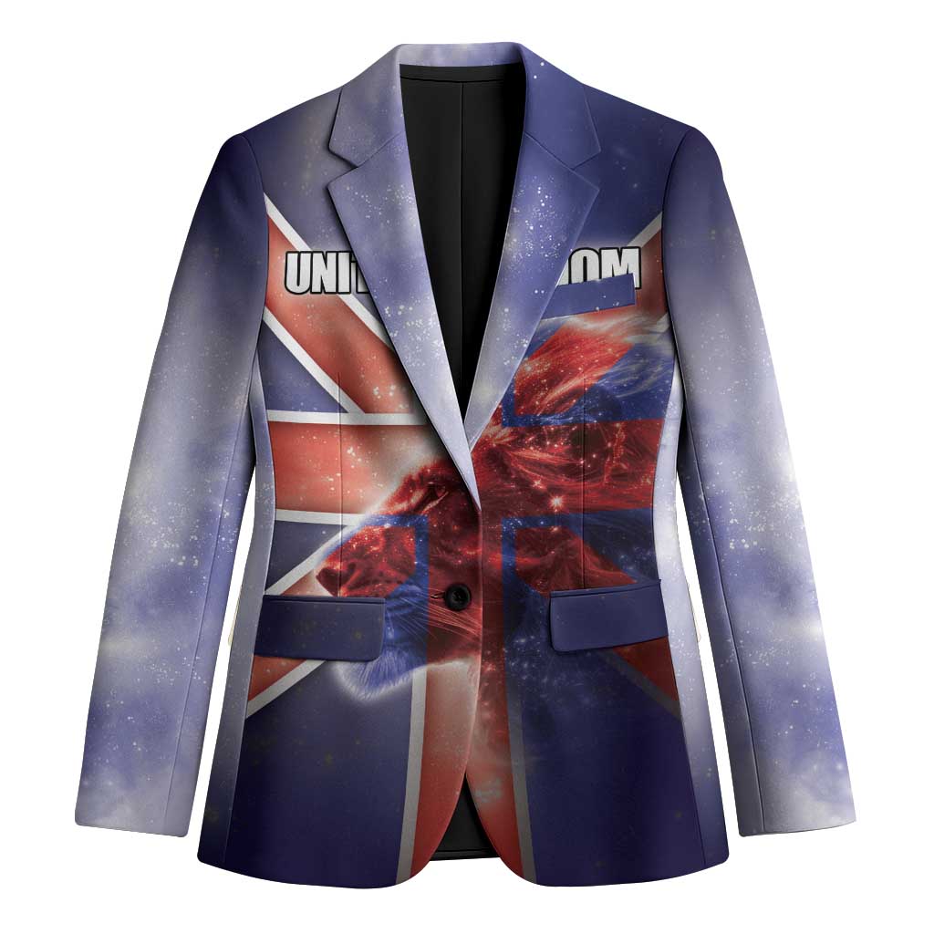 Personalized United Kingdom Blazer British Lion Flag Style - Wonder Print Shop