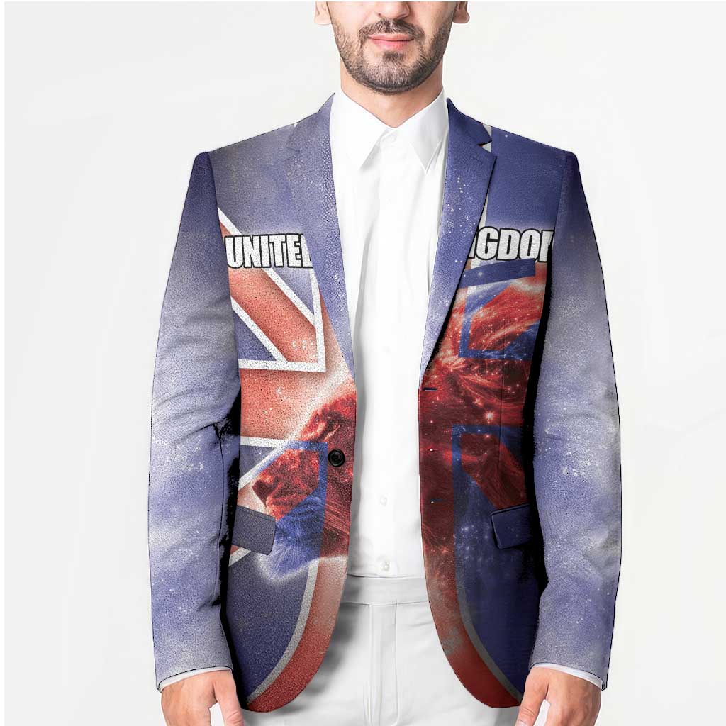 Personalized United Kingdom Blazer British Lion Flag Style - Wonder Print Shop
