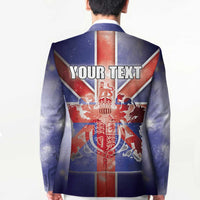 Personalized United Kingdom Blazer British Lion Flag Style - Wonder Print Shop