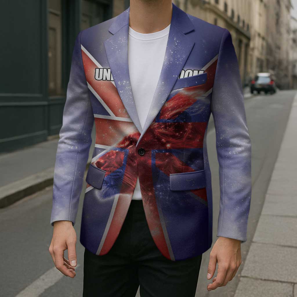 Personalized United Kingdom Blazer British Lion Flag Style - Wonder Print Shop