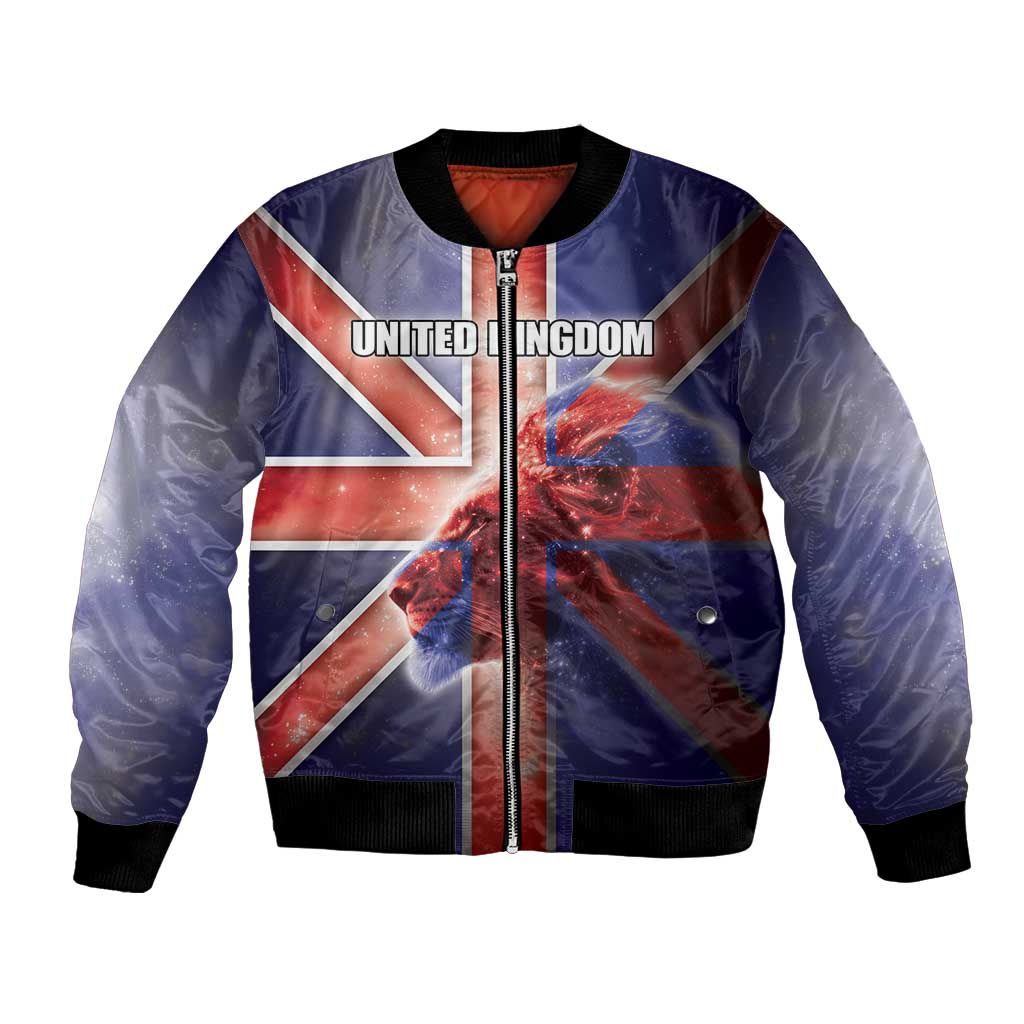Personalized United Kingdom Bomber Jacket British Lion Flag Style - Wonder Print Shop
