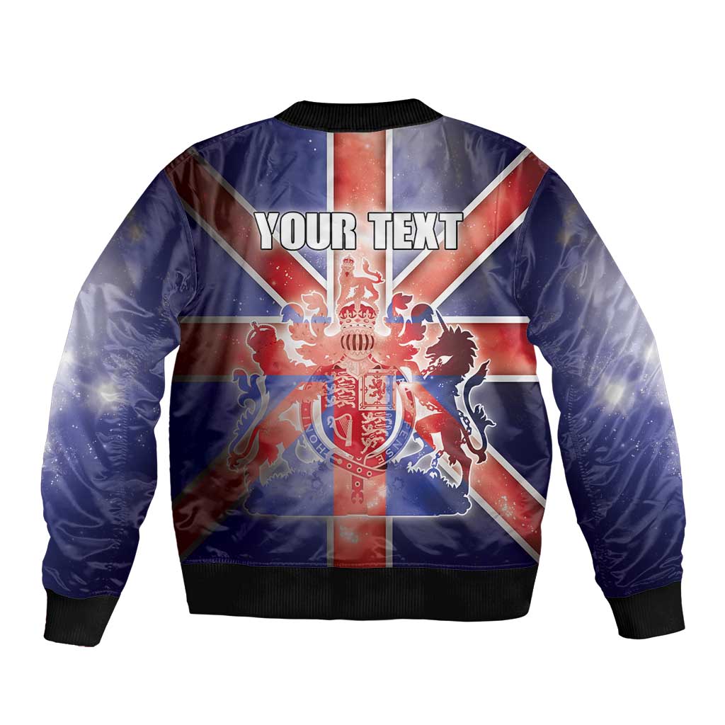 Personalized United Kingdom Bomber Jacket British Lion Flag Style - Wonder Print Shop