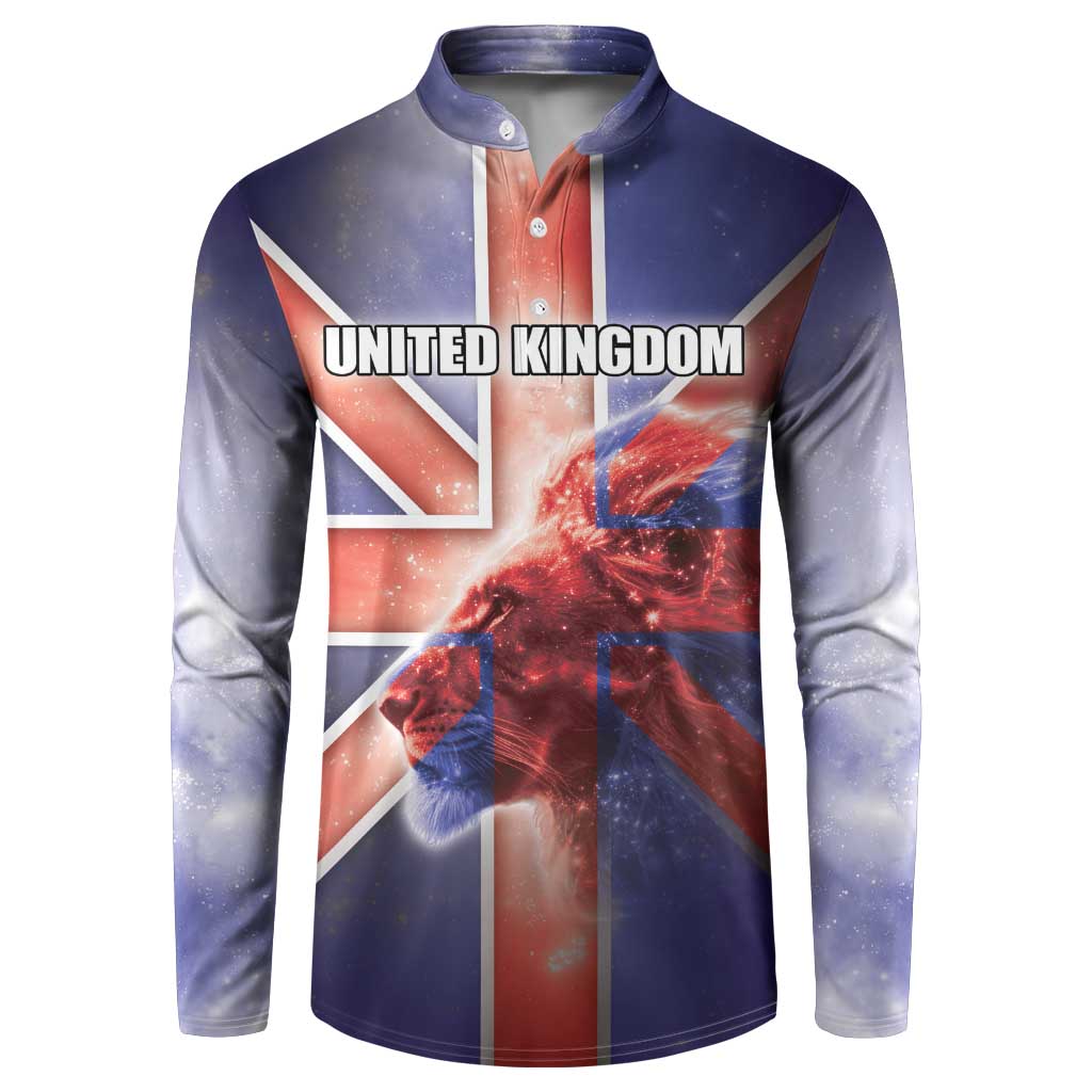 Personalized United Kingdom Button Sweatshirt British Lion Flag Style - Wonder Print Shop