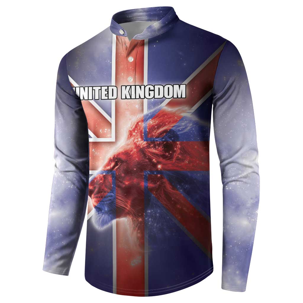 Personalized United Kingdom Button Sweatshirt British Lion Flag Style - Wonder Print Shop