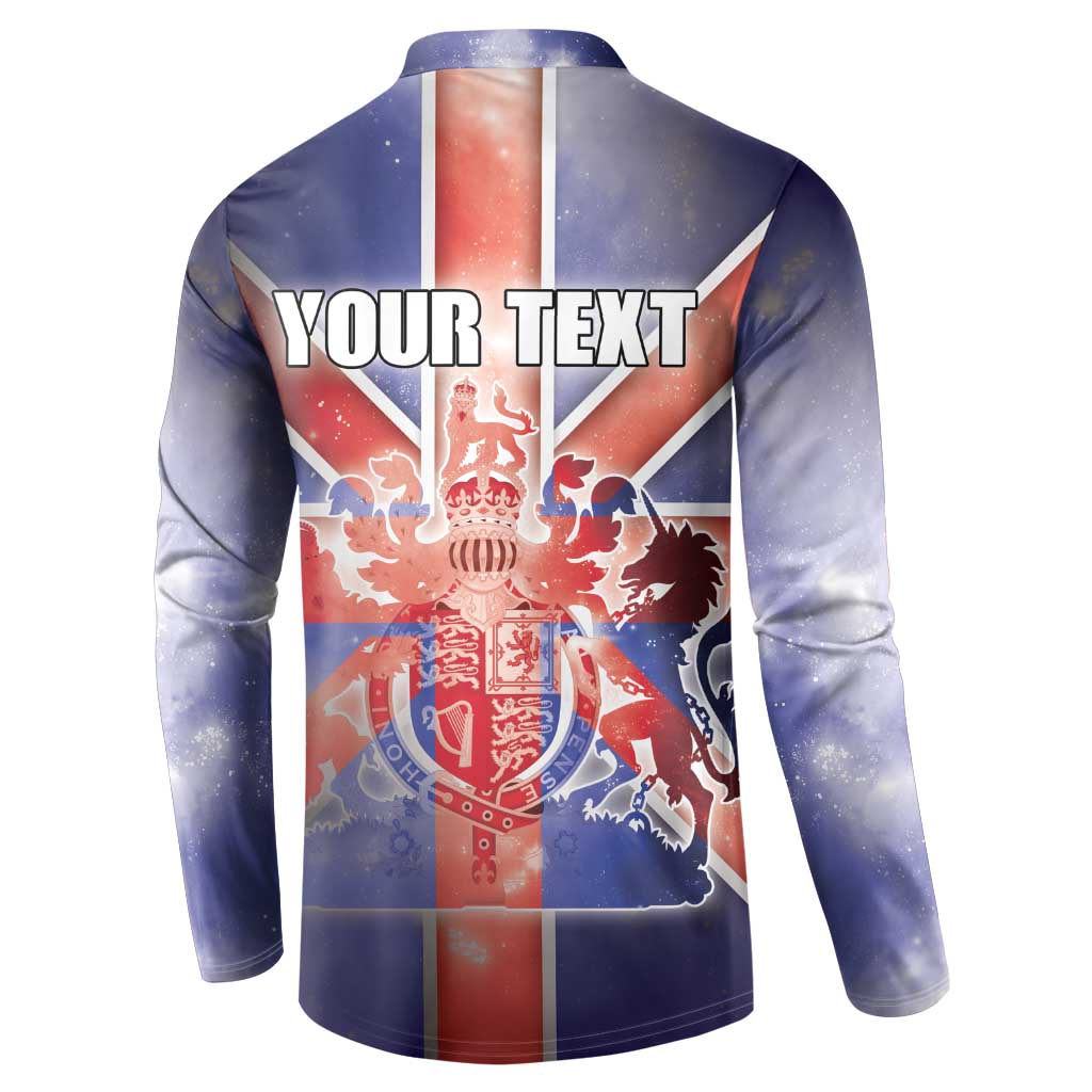 Personalized United Kingdom Button Sweatshirt British Lion Flag Style - Wonder Print Shop