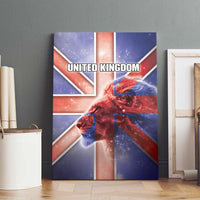 United Kingdom Canvas Wall Art British Lion Flag Style - Wonder Print Shop